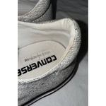 Converse All Star Canvas Shoes Womens Size 10 Gray Marled Low Top Chuck Taylors Photo 3