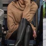 Aritzia Wilfred Free Small Daria Faux Leather Vegan High Waist Black Leggings Photo 8