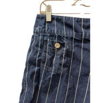 Ralph Lauren Vintage 90's Lauren Jeans Co. Pinstriped Button Fly Denim Short Size 4 Cotton Photo 1