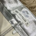 Avec Les Filles  Silver metallic midi skirt size XS Photo 1