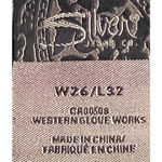 Silver Jeans Co.‎ Suki Surplus Western Glove Works Women's Size W26 / L32 Blue Photo 3