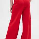 Gap VINTAGE Red Soft Front Seam Wide Leg Sweatpants Size Large Photo 0