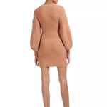 STAUD  Marylebone Sweater Dress in Camel Photo 1
