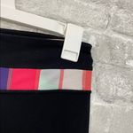 Lululemon  athletica Black Groove Leggings with Multicolor Waistband Photo 5