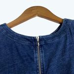 Loft Womens Denim Dark Blue Sleeveless Dress Size 0 Photo 7