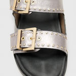 AllSaints Magda Silver Studded Sandals Photo 0