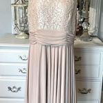JH Evenings Champagne Shimmery Formal Semi Prom Party Bridesmaid Dress Womens 16 Photo 5