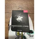 Beverly Hills Polo Club  Woman’s Fashion Socks 4 Pairs Drinks & Stripes NEW Photo 1
