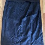 Akris  Women's 16 Brown Pencil Skirt Belt Accents  Wool Work Business Lined Photo 0