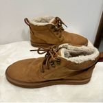 American Eagle outfitters Brown Suede Fur-Lined Boots! Size 10 Photo 4