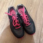 Nike  Women's Dark Gray and Pink Athletic Shoes Photo 3