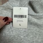 Forever 21  Gray Women's Quarter Zip Crop Sweatshirt NWT Size Large Photo 4