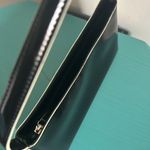 DKNY City Chic Black Minimalist Black Handbag with White Contrast Trim Purse Photo 5