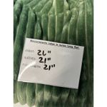 Planet Gold  Green Faux-Fur/Chenille Ribbed Sweater Top Cropped Mock Neck Large Photo 5