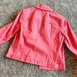 DKNY Vintage y2k CITY  barbie pink button up trucker denim jean jacket Photo 2