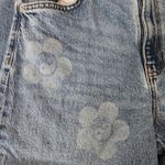 Clockhouse Floral Blue Women's Jeans high waist wide leg Size 28 Photo 8