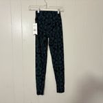 Stori Perseverance Tight Leggings –Damask Onyx Deep Teal Size 4 NWT Green Photo 5