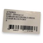 Dion Lee L94606 Blue Crisscross Braid Reversible Ribbed Sweater Dress Size S/4 Photo 4