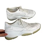 Geox  Respira Kirya‎ White Leather Chunky Sneakers Size 10 Photo 9