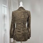 Isabel de Pedro Mr. Cat Brown Textured Slim Fit Single Breasted Blazer Size 4 Photo 3