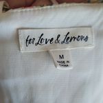For Love & Lemons  Floral Pleated Chic Feminine Fairy Cottagecore Crop Top Size M Photo 3