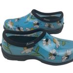 Sloggers Womens Size 6 Blue Bumble Bee Waterproof Garden Clogs Slip On Shoes Photo 4