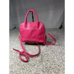 Bebe  Fabiola Pink Mini Dome Crossbody Satchel with Card Case Photo 10