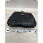 Tommy Hilfiger  Gator Crocodile Image Embossed Coin Purse‎ Wallet Makeup Earbuds Photo 4