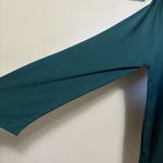 Chico's  3 Women’s Deep Teal Long Sleeve Top with Button Accents Casual Photo 2