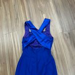 Alfred Angelo Royal Blue Wedding Cocktail Maxi Gown Size 13/14 Photo 2