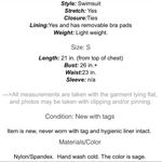 Eberjay NWT eberjey suki earth shadow bathing suit small Photo 5