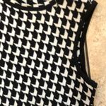 The Limited Black and white checkered sleeveless turtle neck dress  never worn  Photo 1