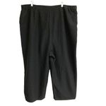 Linden Hill cropped black 100% silk drawstring wide leg pants XXL Photo 1