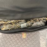 Bebe  Liv Logo Monogram Crossbody Black Light Pink Gold Chain NWT Photo 5