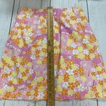 Lilly Pulitzer Vntg Mini Skirt Women Sz 0 Floral Short Lined Zip Pink Tropical Photo 7