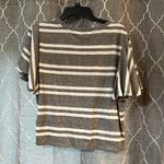 Jack by BB Dakota LIGHTWEIGHT heather grey striped t-shirt Photo 3