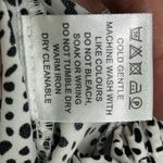 Pink Lily Sleeveless Crop Jumpsuit Tie waist S Black and White Polka Dot PREOWN Photo 4