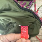 Farm Rio  Anthropologie Halter One-Piece Swimsuit Bandeau Palm Trees size xl Photo 2