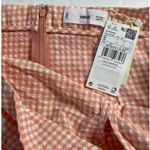 Mango Halter Tie Neck Gingham Checked Dress in Pink White | Size S NWT Photo 3