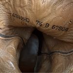 Lucchese Women’s Sanded Shark Leather Cowboy Western Boots Black Brown Size 7.5 Photo 14