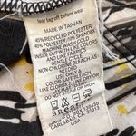 prAna Floral Summer Tank Dress Yellow and Black with Strappy Racerback Large Photo 2