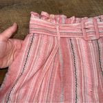Parker Belted Striped Cotton Shorts Photo 9