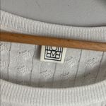 Toteme Cable wool blend Knit Midi Dress Small White Photo 7