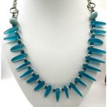 Amazonite and blue sea glass necklace Photo 5