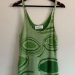 House of Sunny The Galaxy Hockney Dress Green Multi Print Women’s Size 6 Medium Photo 6