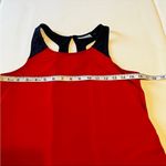 Cynthia Rowley Red Blue Color Block Sleeveless Blouse Top Tank Womens Size Small Photo 4