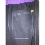 1 Pc Spread Good Cheer Womens Drawstring Scrub Pants Size 3X Scrub Blue Purple Photo 6