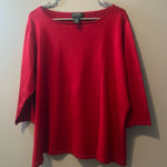 Ralph Lauren  Red Long Sleeve Top Photo 0