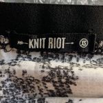 Victoria's Secret Women’s XS VICTORIA’S SECRET x KNIT RIOT Black Snake Print Satin Midi Skirt Photo 4