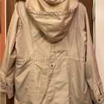 Dress Barn Woman Beige Nylon Zip Snap Hooded Jacket 18/20 Size undefined Photo 9